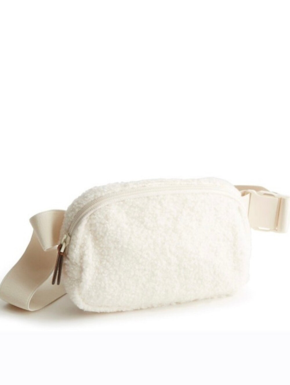 Vera Bradley Cream Sherpa Crossbody Belt Bag
